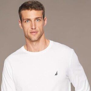 Nautica Men's Long Sleeve Solid Crew Neck T-Shirt xxl